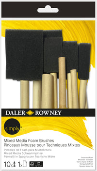Set aplicatoare din burete Daler-Rowney Simply 10 buc