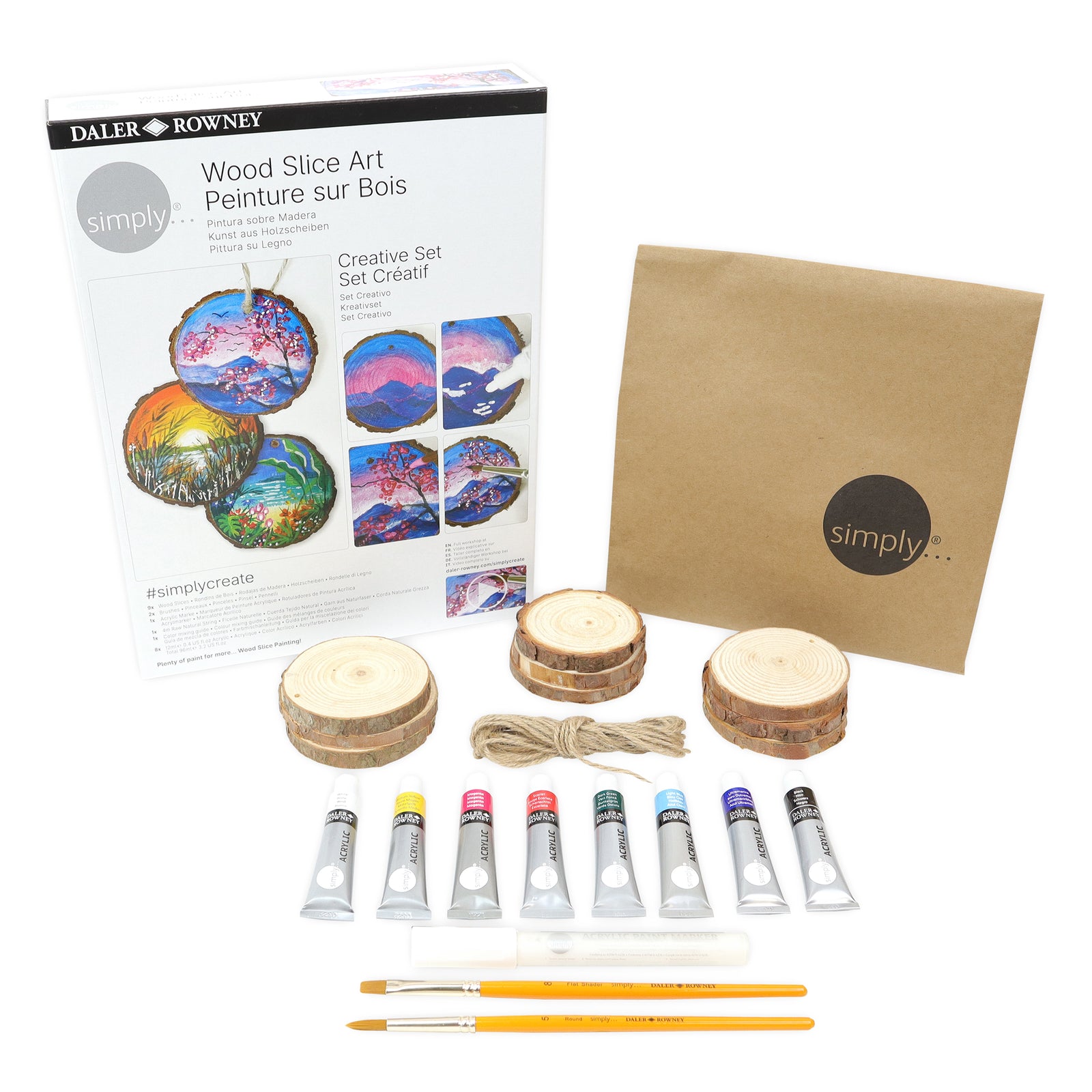 Set pentru pictură pe lemn DALER ROWNEY Simply