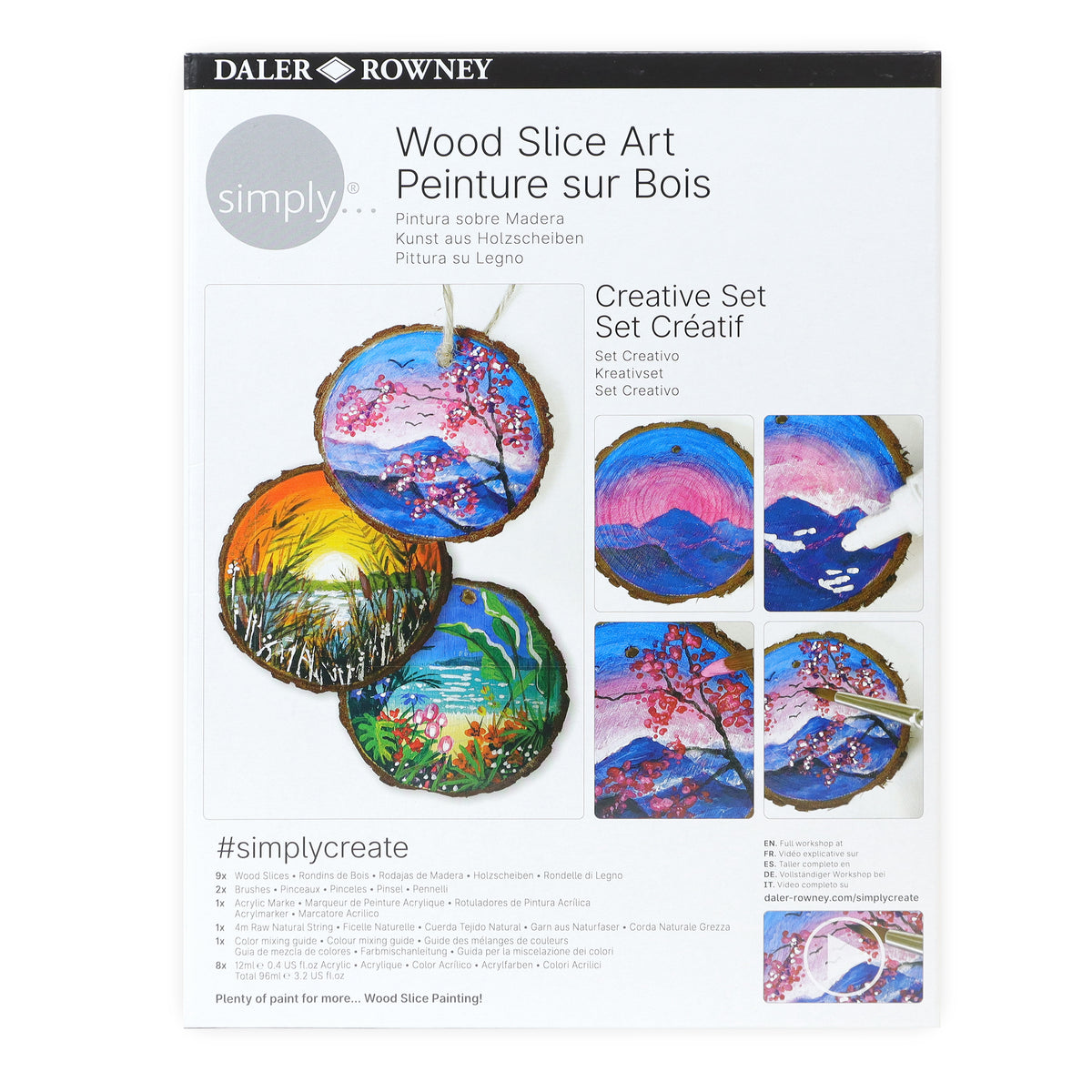 Set pentru pictură pe lemn DALER ROWNEY Simply