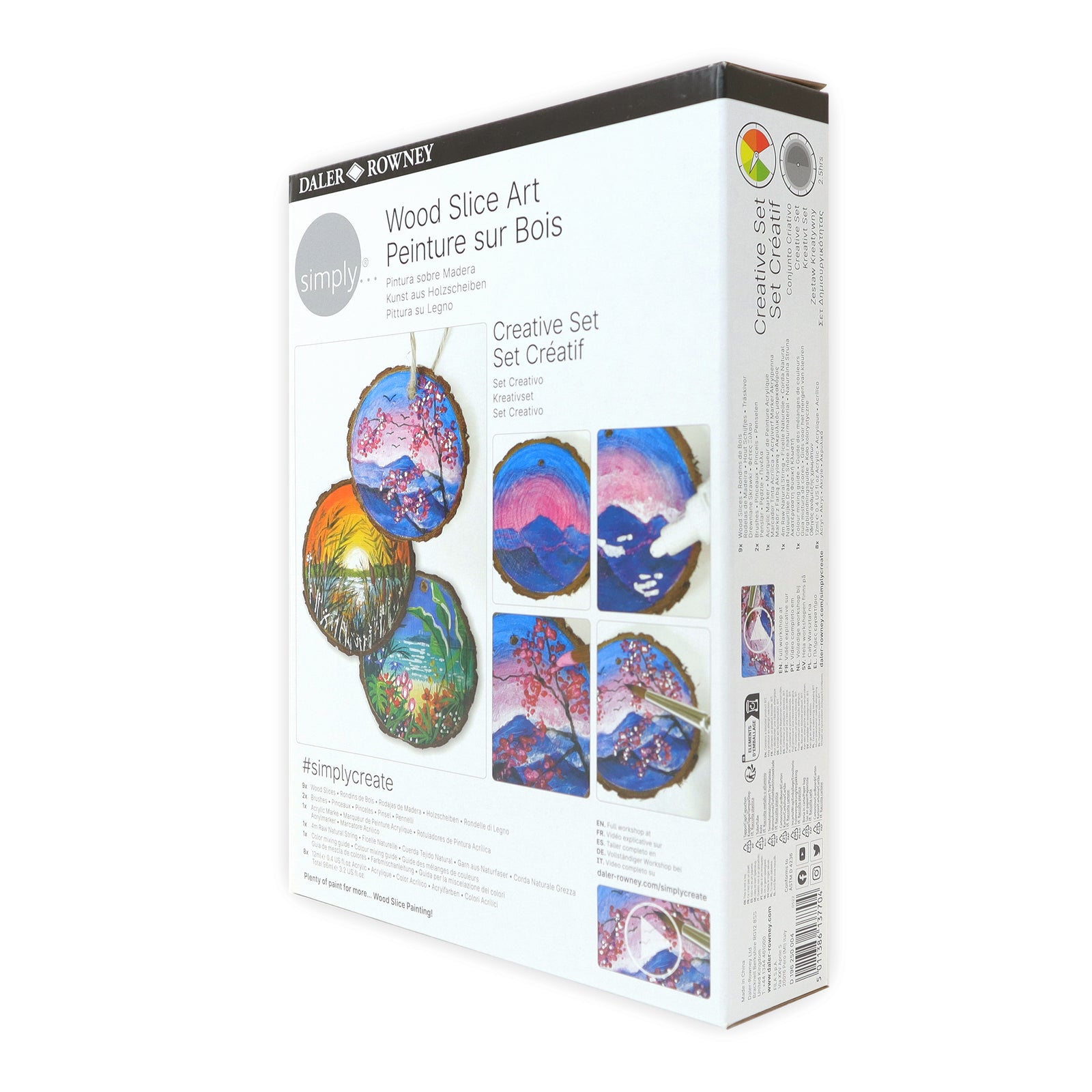 Set pentru pictură pe lemn DALER ROWNEY Simply