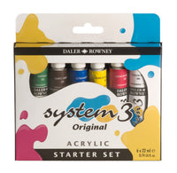Set culori acrilice DALER ROWNEY System3 6 x 22 ml