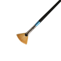 DALER ROWNEY Aquafine pensulă evantai pentru acuarelă sintetică cu mâner scurt