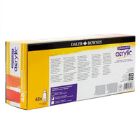 DALER ROWNEY Graduate set culori acrilice 48 x 22 ml