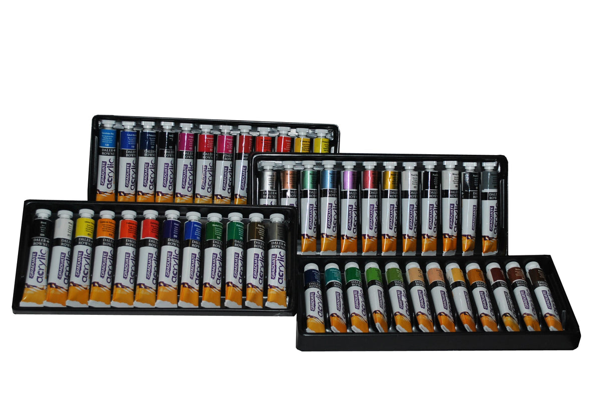 DALER ROWNEY Graduate set culori acrilice 48 x 22 ml
