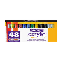 DALER ROWNEY Graduate set culori acrilice 48 x 22 ml