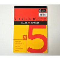 DALER ROWNEY Red & Yellow bloc de schițe A5 150 g/m² 25 file lipit