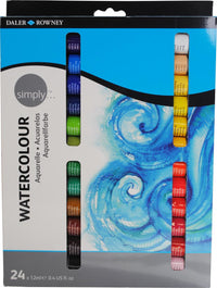 daler rowney set acuarele 24 x 12ml ro dlr134500124