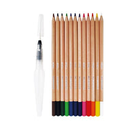 daler rowney set de 12 creioane acuarela cu pensula de apa ro dlr643250013