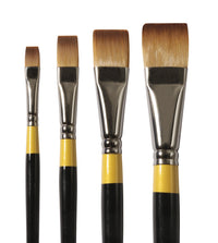 DALER ROWNEY System3 pensulă pentru acrilic scurtă lată mărimea 1/4