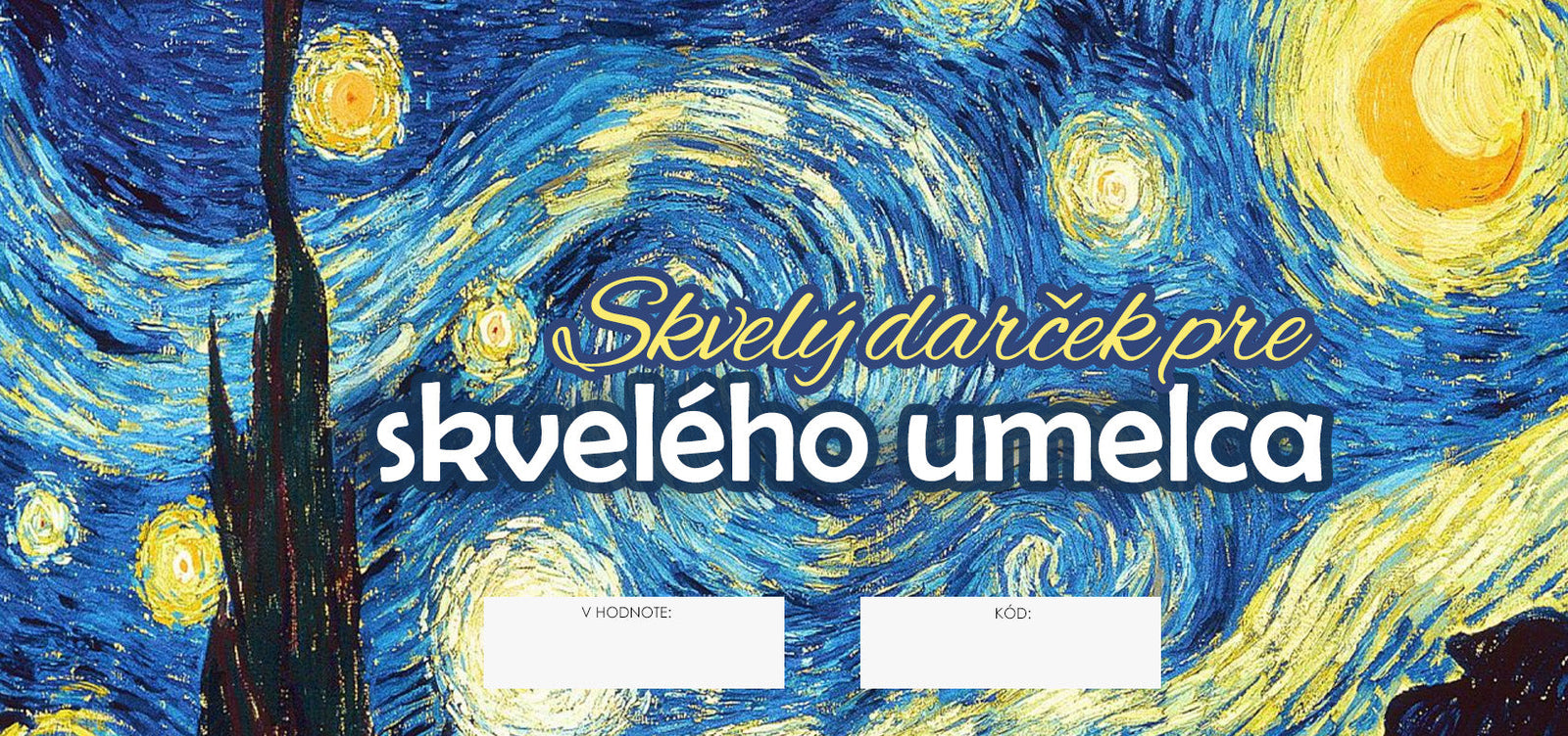 Gift Voucher - Un cadou frumos pentru pictor desavarsit – 250 RON