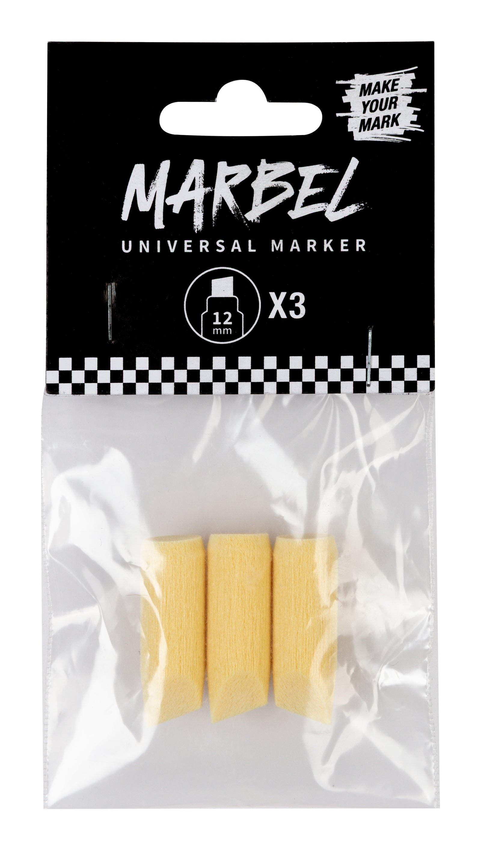 DARWI Marbel vârfuri de rezervă 12 mm – 3 buc
