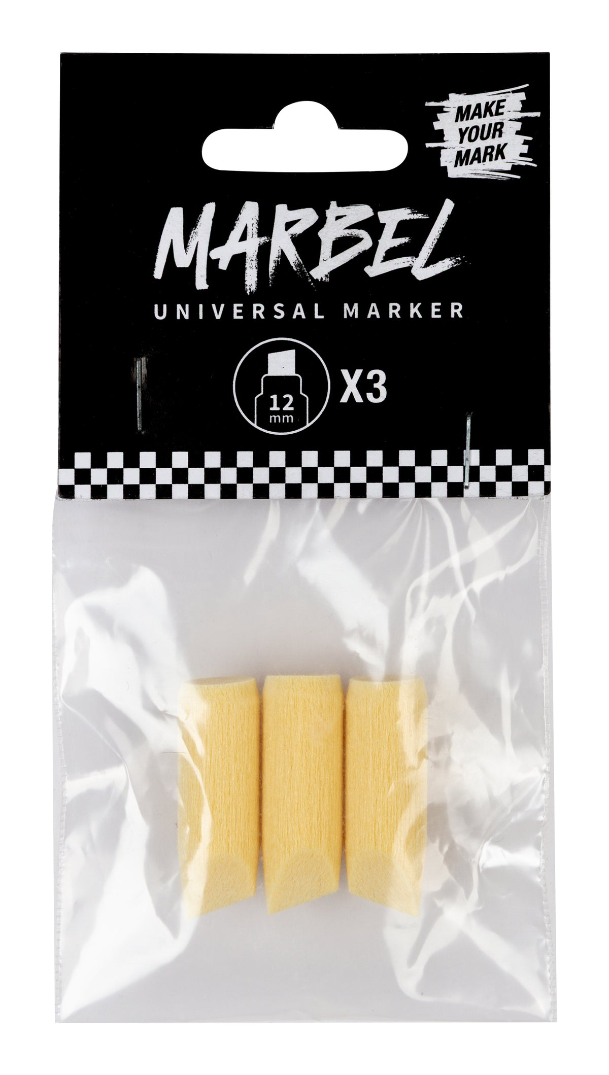 DARWI Marbel vârfuri de rezervă 12 mm – 3 buc