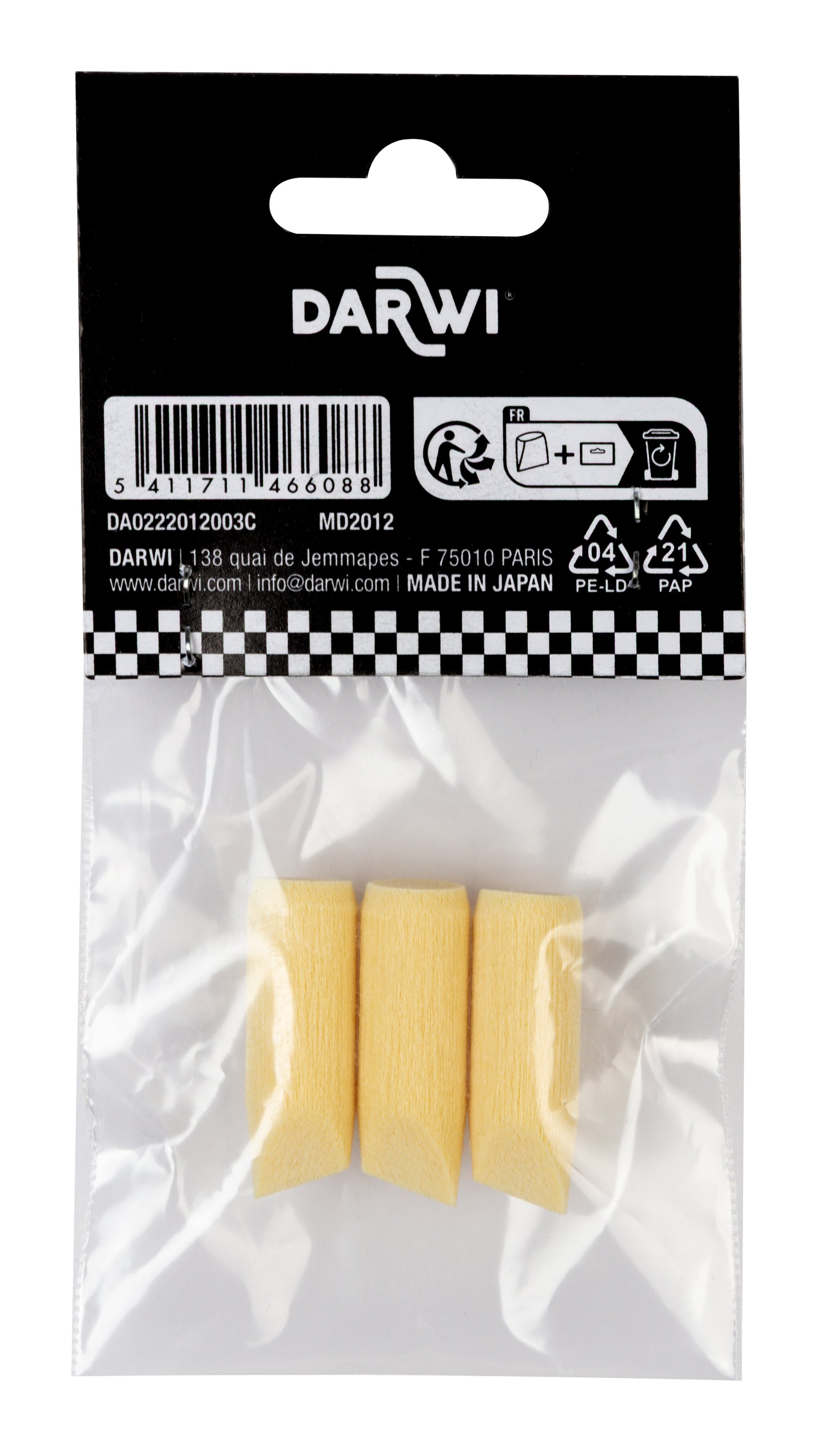 DARWI Marbel vârfuri de rezervă 12 mm – 3 buc