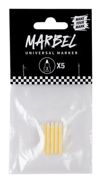 Vârfuri de rezervă pentru markere DARWI Marbel 2 mm 5 buc