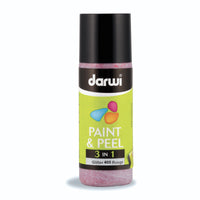 Vopsea detașabilă pentru sticlă DARWI Paint & Peel 3v1 80 ml – roșu cu sclipici