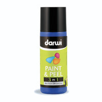 Vopsea detașabilă pentru sticlă DARWI Paint & Peel 3v1 80 ml – albastru închis