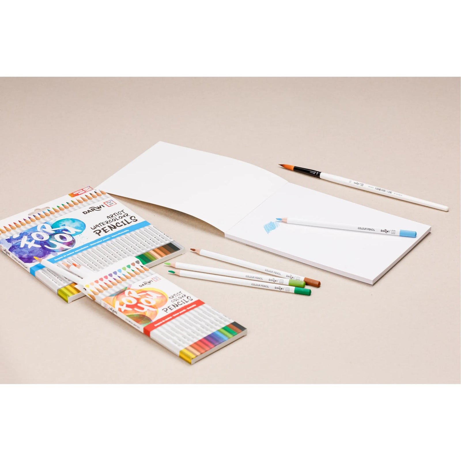 Set creioane acuarelă DARWI - 12 buc