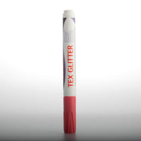 Markeri pentru textil DARWI TEX glitter 6ml – roz