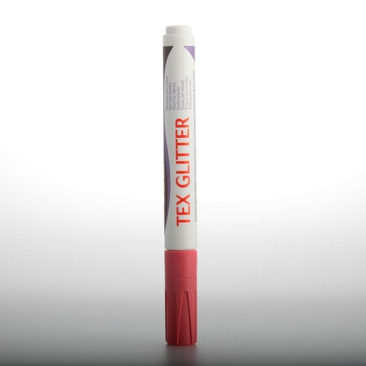 Markeri pentru textil DARWI TEX glitter 6ml