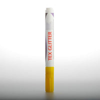 Markeri pentru textil DARWI TEX glitter 6ml – galben