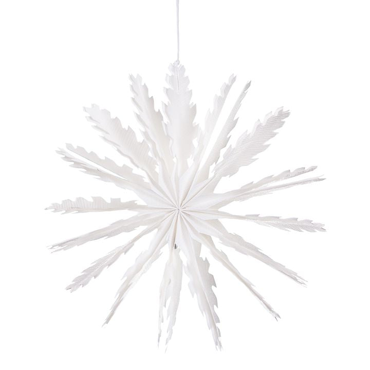 decorațiune din hartie fulg de nea 20 cm