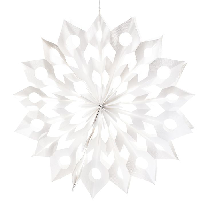 decorațiune din hartie fulg de nea diverse dimensiuni