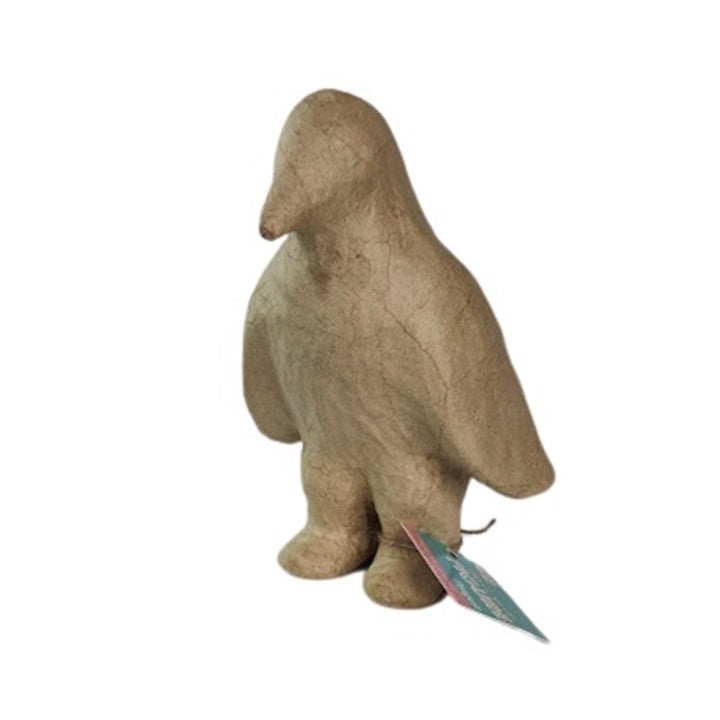 decorațiune din pasta de hartie pinguin 18 cm