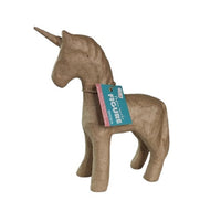 decorațiune din pasta de hartie unicorn 20 cm