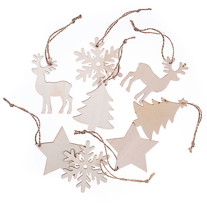decorațiuni din lemn cu șnur 1