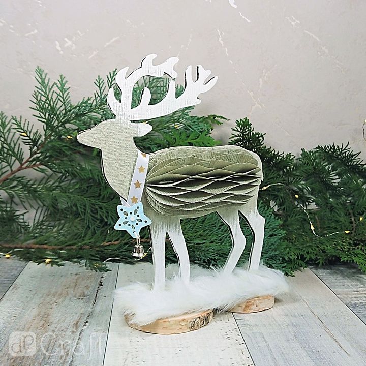Decorațiune din hârtie ren 20 cm