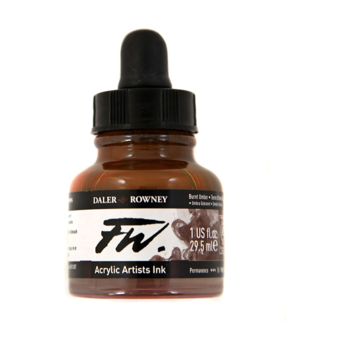 Tuș acrilic FW 29.5 ml – Burnt Umber