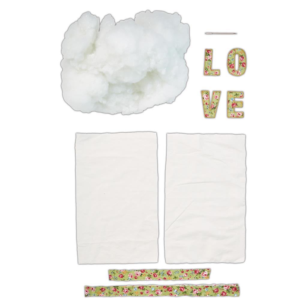 Docrafts set creativ de cusut pernă Love