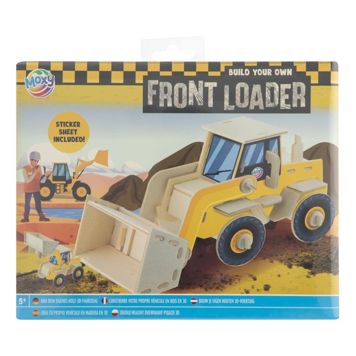 Puzzle 3D din lemn cu autocolante – Bagger