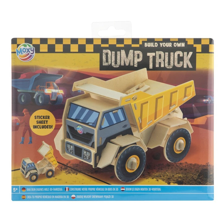Puzzle 3D din lemn cu autocolante – Mașină cu bacșiș