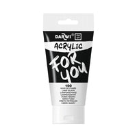 Vopsea acrilică DARWI Acryl 75 ml – Negru