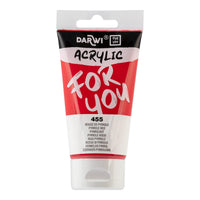 Vopsea acrilică DARWI Acryl 75 ml – Roșu Pirol
