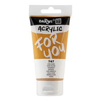 Vopsea acrilică DARWI Acryl 75 ml – Ocru Galben