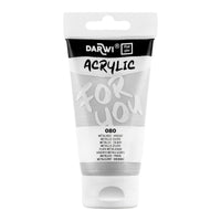 Vopsea acrilică DARWI Acryl 75 ml – Argintiu Metalic