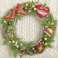 eco servetele pentru decoupage classic garland on wool pattern 1 buc ro mxhsdgw018601