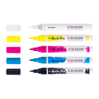 ROYAL TALENS Ecoline set carioci tip pensulă acuarelă PRIMARY 5 culori