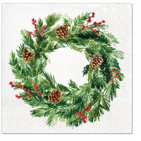 șervețele pentru decoupage coronița de advent cu conuri 1 buc 1