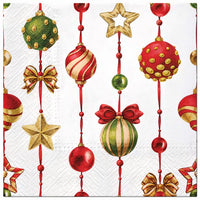 șervețele pentru decoupage ornamente de craciun cu ornamente 1 buc