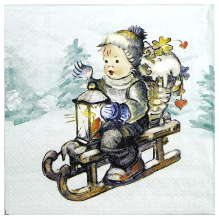 șervețele pentru decoupage ride into christmas 1 buc