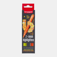Evidențiatoare Bruynzeel / set 2 buc – galben și portocaliu