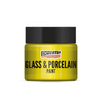 Culori pentru sticlă și porțelan PENTART - 30 ml – yellow
