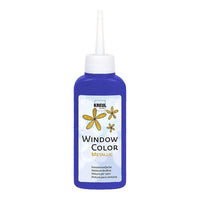 Vopsea de sticlă KREUL cu efecte 80 ml – albastru metalic