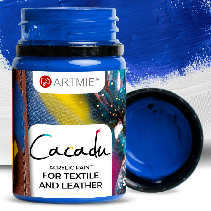 Vopsele pentru textile și piele ARTMIE CACADU 50 ml – 18 albastru închis