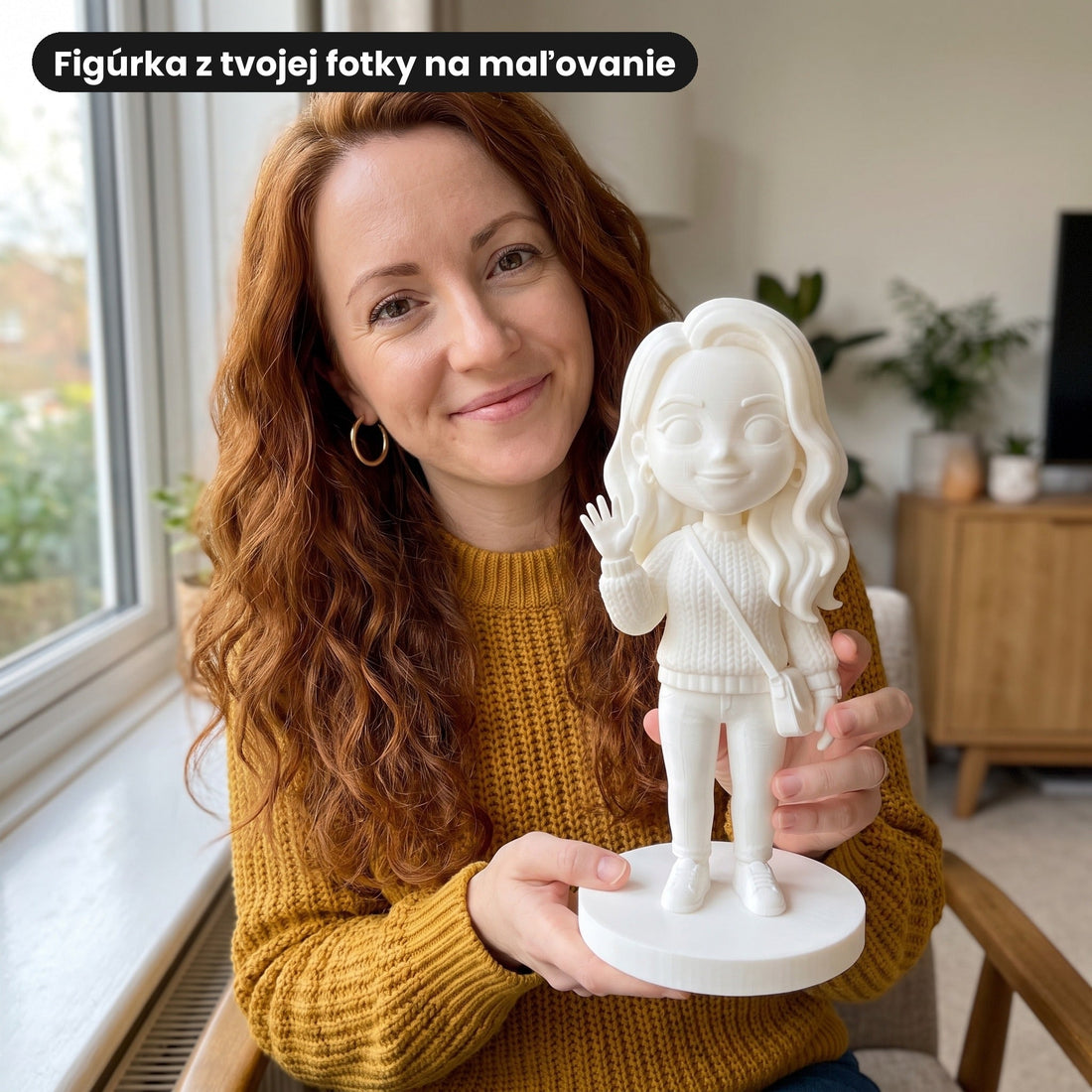 Figurină chibi după fotografie, de pictat