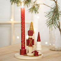figurina din lemn pentru decorare spargator de nuci 18 cm