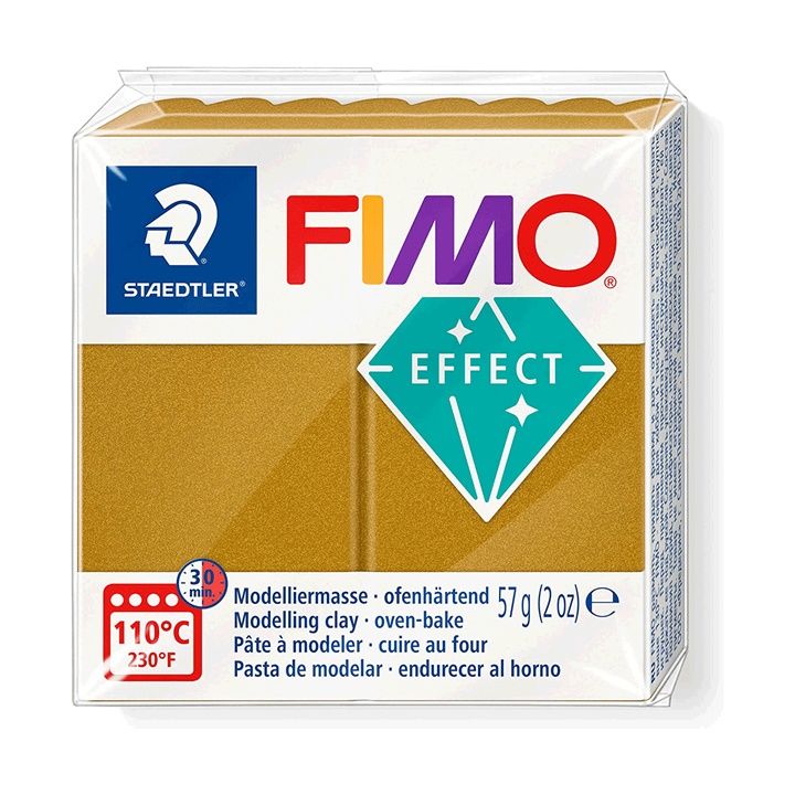 FIMO Efect Argilă polimerică 57g - Aur metalic